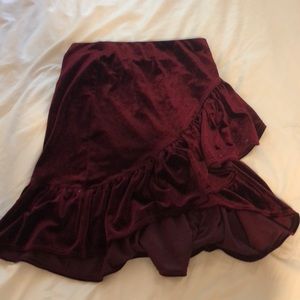 Red Velvet skirt